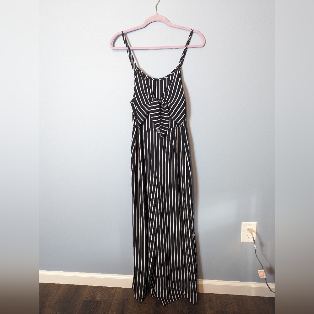 Lavender Field Striped Jumpsuit